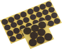Metafranc WU0645286 Zelfklevend, Rond Bruin 1 set(s)