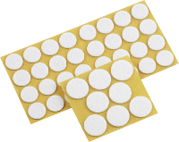 Metafranc WU0645296 Zelfklevend, Rond Wit 1 set(s)