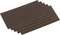 Metafranc WU0645426 Vierkant, Zelfklevend Bruin (l x b) 200 mm x 100 mm 1 set(s)