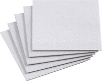 Metafranc WU0645546 Viltdoppen Vierkant, Zelfklevend Wit (l x b) 200 mm x 200 mm 1 set(s)