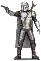 Metal Earth Iconx STAR WARS Mandalorian   The Mandalorian™ Metalen bouwpakket
