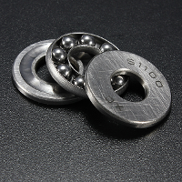 Metal Sealed Shielded 3 Parts Roll Axial Ball Thrust Bearing 51100