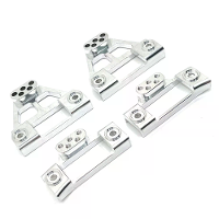 Metaal Geüpgraded Onderdelen Voor  en Achterveringsteunbeugels Voor MJX 1/12 H12Y H12Y+ RC Auto Voertuigmodellen Accesso