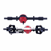 Metalen geüpgraded voor  en achterbrug voor WPL 1/16 C14 C24 B14 B24 B36 Henglong Fayee JJRC RC Auto onderdelen