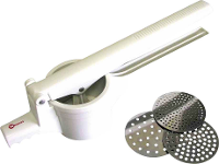 Metaltex 251715080 Aardappelpers „Pressy”, 26 cm wit