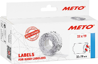 METO Prijslabels 30007368 Weer verwijderbaar Breedte etiket: 32 mm Hoogte etiket: 19 mm Wit 1 stuk(s)