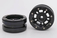 Metsafil 1:10 Crawler Velgen Distractor Zwart 2 stuks