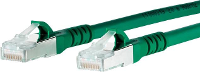 Metz Connect 1308451055 E RJ45 Netwerkkabel, patchkabel CAT 6A S/FTP 1.00 M Groen Snagless 1 stuk(s)