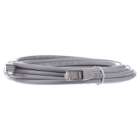 Metz Connect 1308455033 E RJ45 Netwerkkabel, patchkabel CAT 6A S/FTP 5.00 M Grijs Snagless 1 stuk(s)