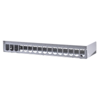 Metz Connect 130861 1602 E 16 poorten Netwerkpatchpaneel 483 mm (19) Zonder connectoren Wit Niet ingericht