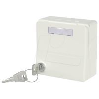 Metz Connect Modul Unterputz Gehäuse mit Klappdeckel und Schloss Behuizing Opbouw (op muur)