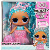 MGA Entertainment L.O.L. Surprise!   Big Baby Hair Hair Hair Doll   Splash Queen pop
