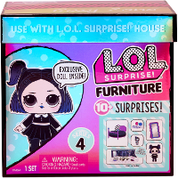 MGA Entertainment L.O.L. Surprise! Furniture with Doll   Cozy Zone & Dusk pop Serie 4