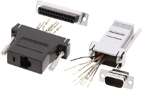 MH Connectors DA9 PMJ8 M K RC D sub adapter D sub stekker 9 polig   RJ45 bus 1 stuk(s)