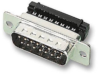 MH Connectors MH10552 D sub male connector Aantal polen: 15 1 stuk(s)