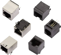 MH Connectors MHRJJ64NFV RJ11 inbouwbus 2101 0110 14 Bus, inbouw verticaal Aantal polen: 6P4C Zwart 1 stuk(s)