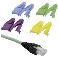 MH Connectors RJ45 KNIKBESCHERMING RJ45SRB ET BK RJ45SRB RET BK Zwart 1 stuk(s)