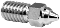 Micro Swiss MicroSwiss mondstuk 0,8 mm voor Creality Ender7 Brass Plated Wear Resistant Nozzle M2609 08