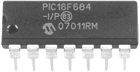 Microchip Technology Embedded microcontroller PDIP 14 8 Bit 20 MHz Aantal I/Os 12 Tube