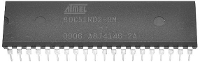 Microchip Technology AT89C55WD 24PU Embedded microcontroller PDIP 40 8 Bit 24 MHz Aantal I/Os 32 Tube