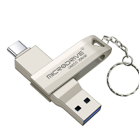 Microdrive MD223C USB3.0 & Type C Dual Metaal Interface 64G 128G 256G Hoge Snelheid Gegevensoverdracht Draagbare Geheuge