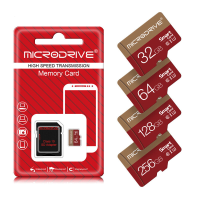Microdrive TF kaart C10 Hoge snelheid U3 256G/128G/64G Flash geheugenkaart voor telefooncamera, dashcam en drone