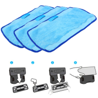 Microfiber Mopping Cloths Spare Part For Irobot Braava 380t 320 Mint 4200 5200 Robot