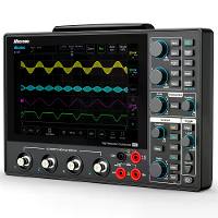 Micsig MHO14 High Resolution Tablet Oscilloscope 12 bit 4 Channel 1GSa Sampling Rate Up to 200MHz Bandwidth Portable Tou