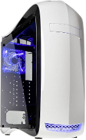 Kolink PUNISHER W Midi tower PC behuizing Wit 3 voorgeÃ¯nstalleerde LED ventilators, Ventilatiebesturing, Geschikt voor AIO waterkoeling, Geschikt voor