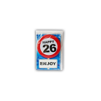 Wenskaart Happy Birthday 26 jaar