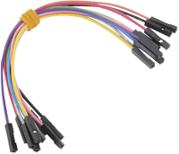 MikroElektronika MIKROE 511 Jumperkabel Raspberry Pi, Banana Pi, Arduino [10x Draadbrug bus   10x Draadbrug bus] 15.00 Cm Bont