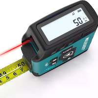 MiLESEEY DT20 Laser Tape Measure Digitale Rolmeter 40m/130FT Laserafstandmeter Waterdicht Hoge Precisie Oplaadbaar Dubbe