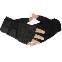 Military Solider Tactical Mountain Climbing Half Finger Gloves 1 Pair