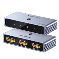 Mindpure 2 in 1 Uit HD Bi Directionele Schakelaar 8K@60Hz Ultra HD HD2.1 Schakelaar voor Computer TV Monitor