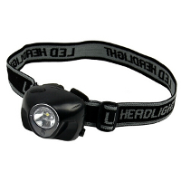 Mini 1 Red Led 3 Modes Led Fishing Head Torch Headlight Headlamp