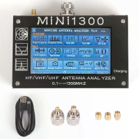 Mini 1300 Portable Antenne Analyzer 0,1 1300 MHz SWR Meter Frequentie Scan S21 Spectrum Analyzer TDR LC Meter Signaalgen