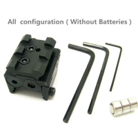 Mini 650nm Red Detachable Picatinny Rail Dot Laser Sight