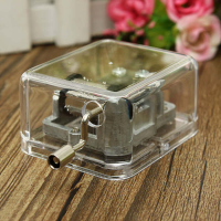 Mini Acrylic Music Box Of Fur Elise / Castle In The Sky