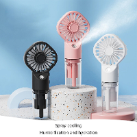 Mini Airconditioner USB Oplaadbaar met Nanotechnologie Koel Mist Krachtige Motor 4 Snelheid Wind Verstelbaar Efficiënte