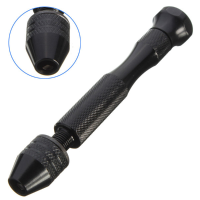 Mini Aluminum Hand Drill With Keyless Chuck For Hobby Craft