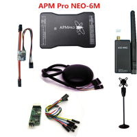 Mini Apm Pro Flight Control+neo 6m+pm+915/433mhz 3dr Radio Telemetry +mini Osd