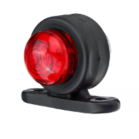 Mini Auto Zijmarkeringslichten Contourlampen Waterdicht Rood Wit Universeel Vrachtwagen Aanhangwagen Caravan Lorry Van 1