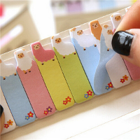 Mini Cartoon Animal Sticker Memo Bookmark Sticky Notes