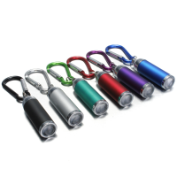 Mini Convex Mirror Multicolor Led Flashlight Keychain Keyring