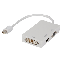 Mini displayport multi adapter DVI VGA HDMI 0.2M wit