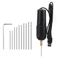 Mini Elektrische Draagbare USB Boor Handheld Graveerpen Rotatie Gereedschapset Lichtgewicht voor Doe het zelf Sieraden S