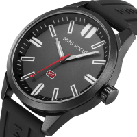 Mini Focus Mf0054g Fashionable Men Wrist Watch Silicone Strap Quartz Movement Watches