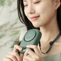 Mini Hangende Nekventilator Draagbare Sportloze Ventilator Oplaadbaar via USB Hangende Taille 3 snelheden Verstelbaar Ve