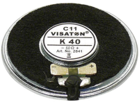 Visaton K 40, 50$ 1.6 Inch 4 Cm Mini Luidsprekerchassis 2 W 50 Â