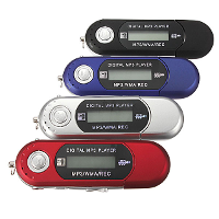 Mini Mp3 Player 4gb Usb Stich Memory Music Lcd Screen Fm Radio
